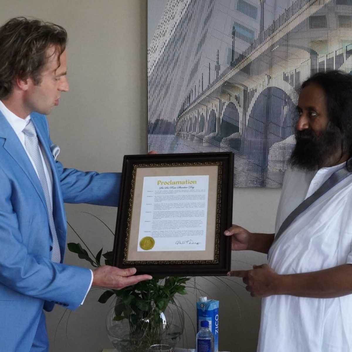 Detroit celebrates SriSri Ravi Shankar Day Religion World