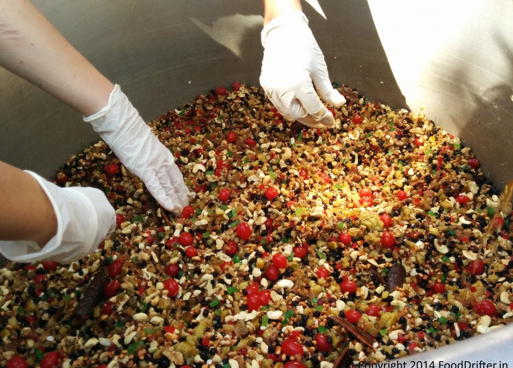 The Ritual of “Cake Mixing” Ceremony sets the mood for Christmas