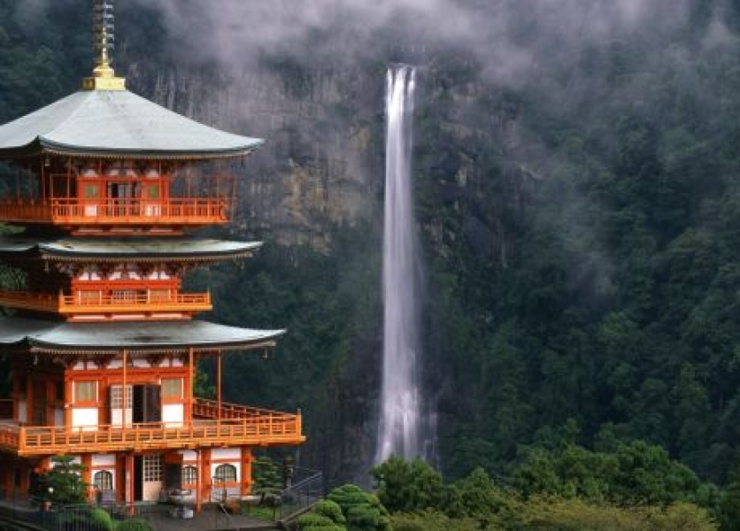 Seigantoji, Temple of the Blue Waves, is a Tendai Buddhist temple, Japan